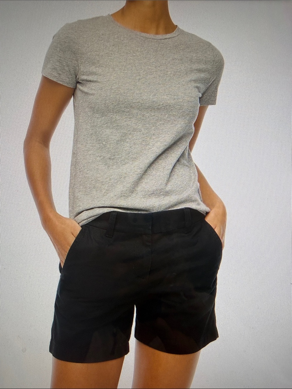 NWT J. Crew Black Classic 5” Chino Autumn Preppy Casual Dressy School Shorts 12